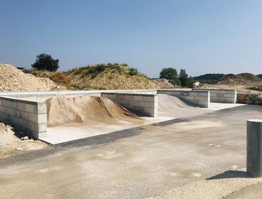 Réalisation de Box de stockage en Blocs de béton